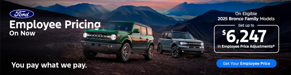 2025 Ford Bronco Employee Pricing