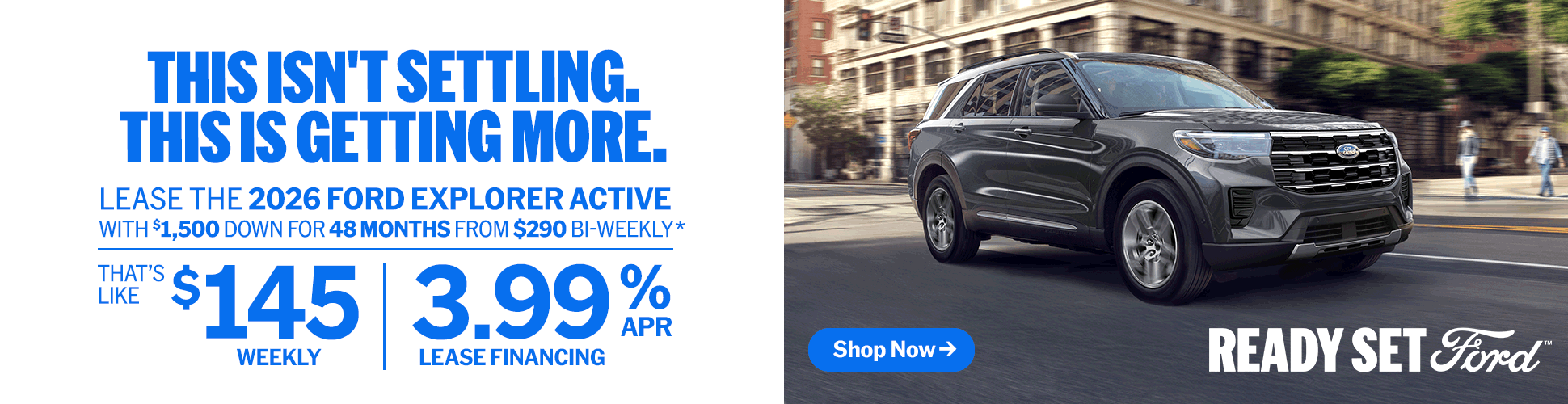 2026 Ford Explorer This isn’t setting. This is getting more.