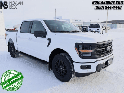 A 2024 Ford F-150 XLT for sale at the Novlan Bros dealership in Saskatchewan.