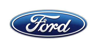 The Ford blue emblem logo posed against a white background.