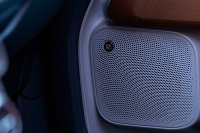 Close-up of a B and 0 speaker, which is part of the 2022 Ford Maverick Lariat Luxury Package.